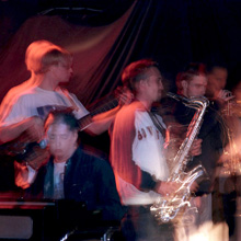 Ascetic & Refugees of the Groove at Paragraf 51, Warsaw, on October 13, 2002. Photo • Tadeusz Pękacz Sr.