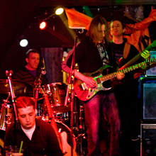 Podczas cyklicznej imprezy Blues Jam Session w Molly Malone's Music Pub w Warszawie, 14.01.2010. Photo • Tadeusz Pękacz Sr.